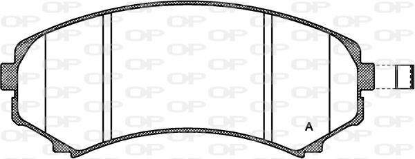 OPEN PARTS Jarrupala, levyjarru BPA0396.10